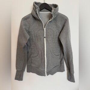 lululemon athletica Gray Full-Zip Sweatshirt